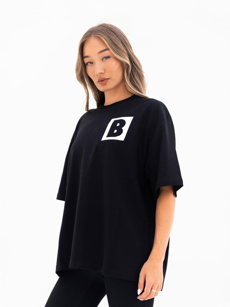 Offset Ultra Oversized T-Shirt - Schwarz