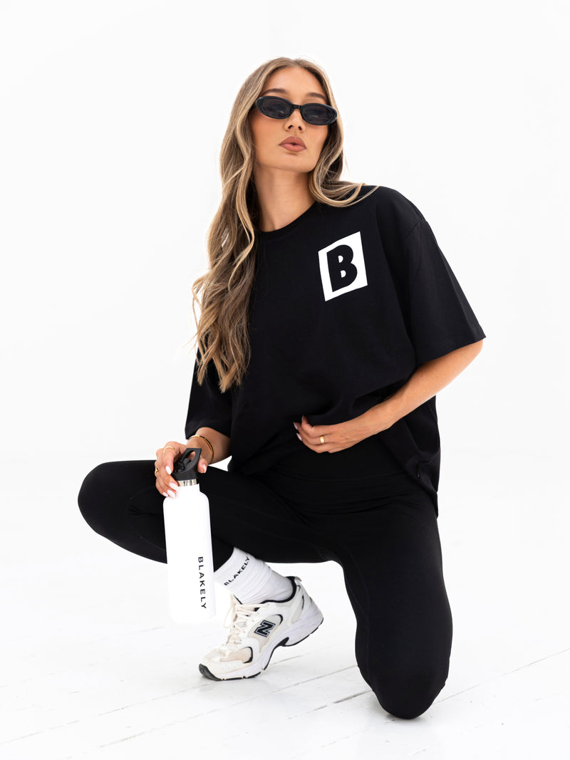 Offset Ultra Oversized T-Shirt - Schwarz