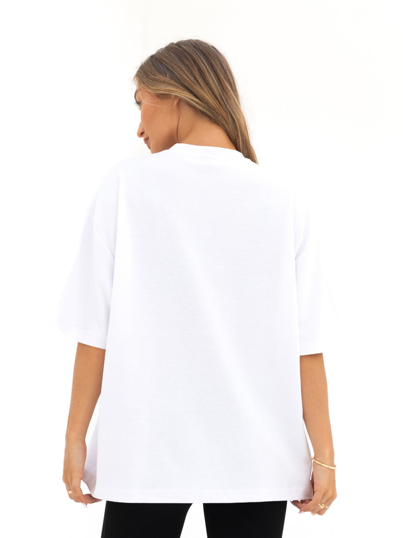 Offset Ultra Oversized T-Shirt - Strahlendes Weiß