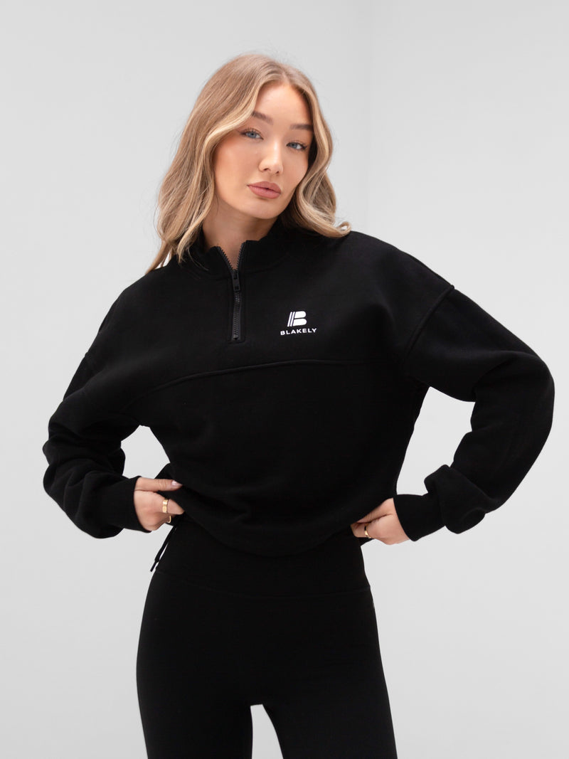 Apex Pro 1/4 Zip Jumper - Black