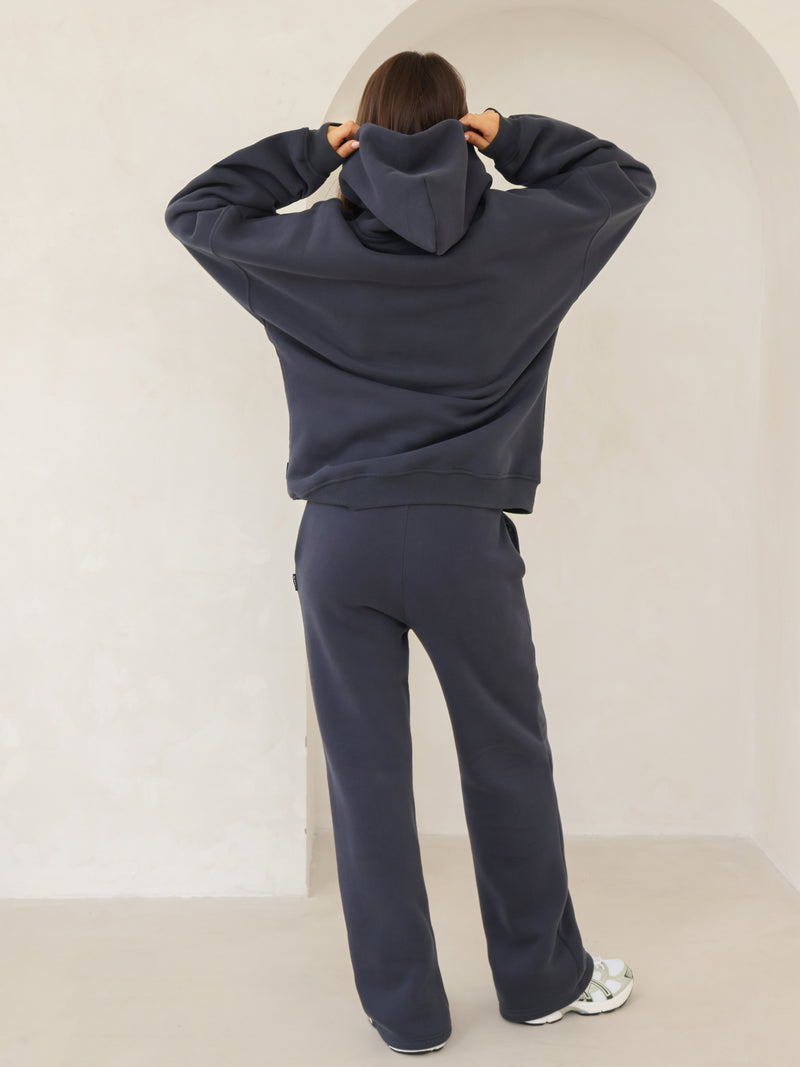Isabel Wide Leg Sweatpants - Echte Marine