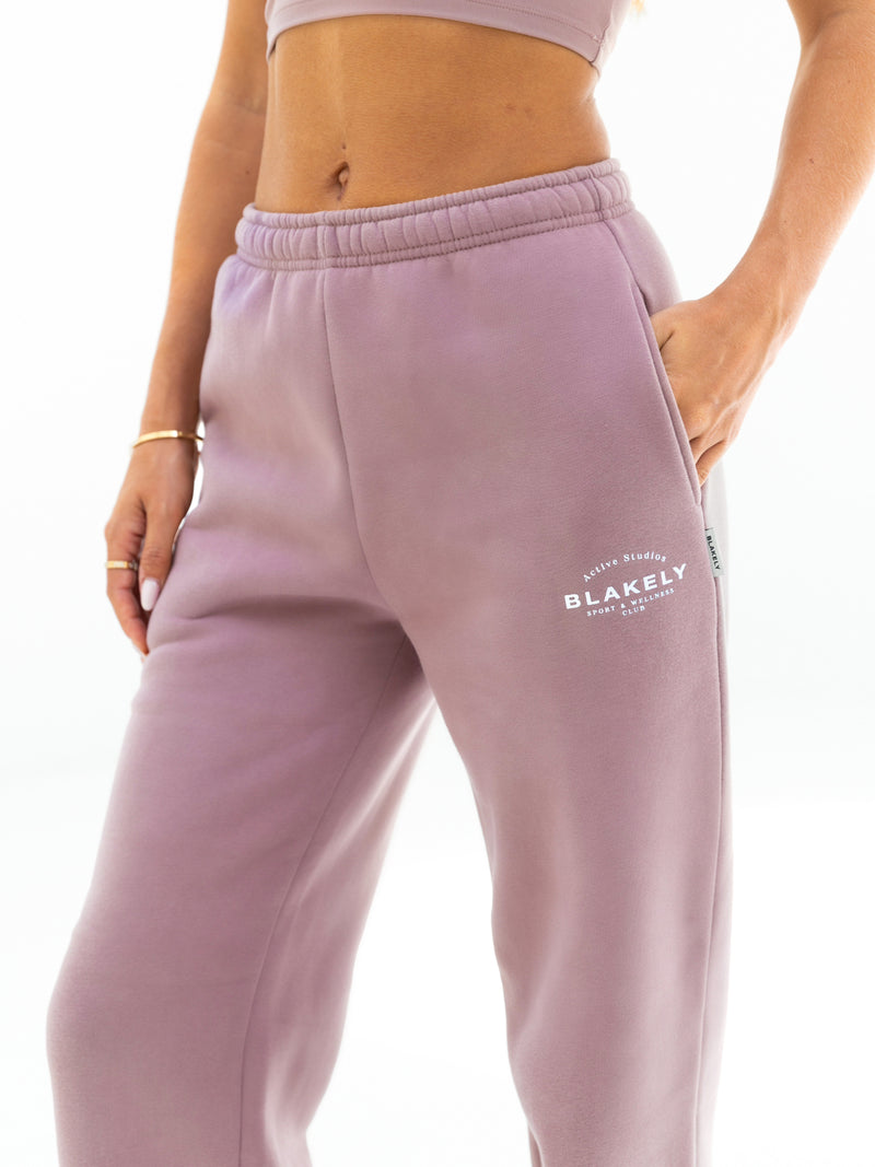 Active Studios Wide Leg Sweatpants - Altrosa