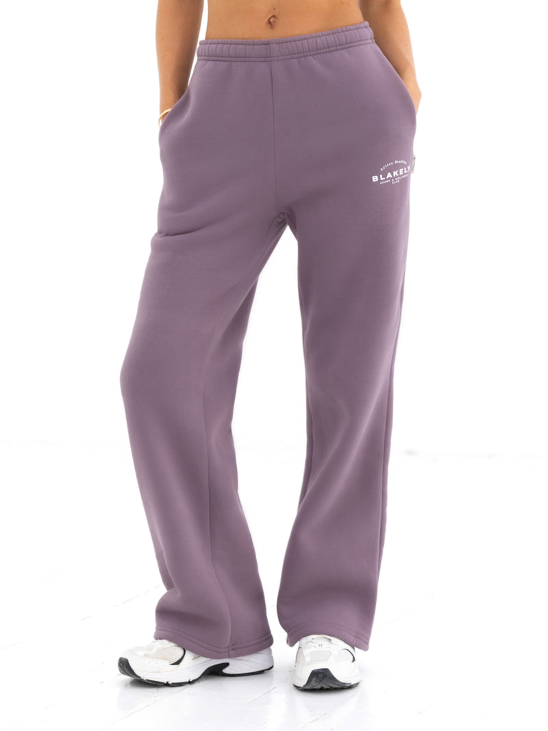 Active Studios Wide Leg Sweatpants - Traube
