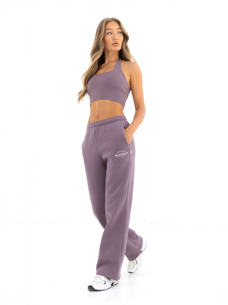 Active Studios Wide Leg Sweatpants - Traube