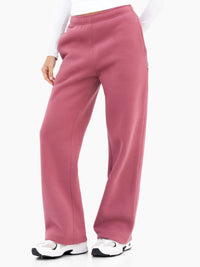 Isabel Wide Leg Sweatpants - Dunkle Beere