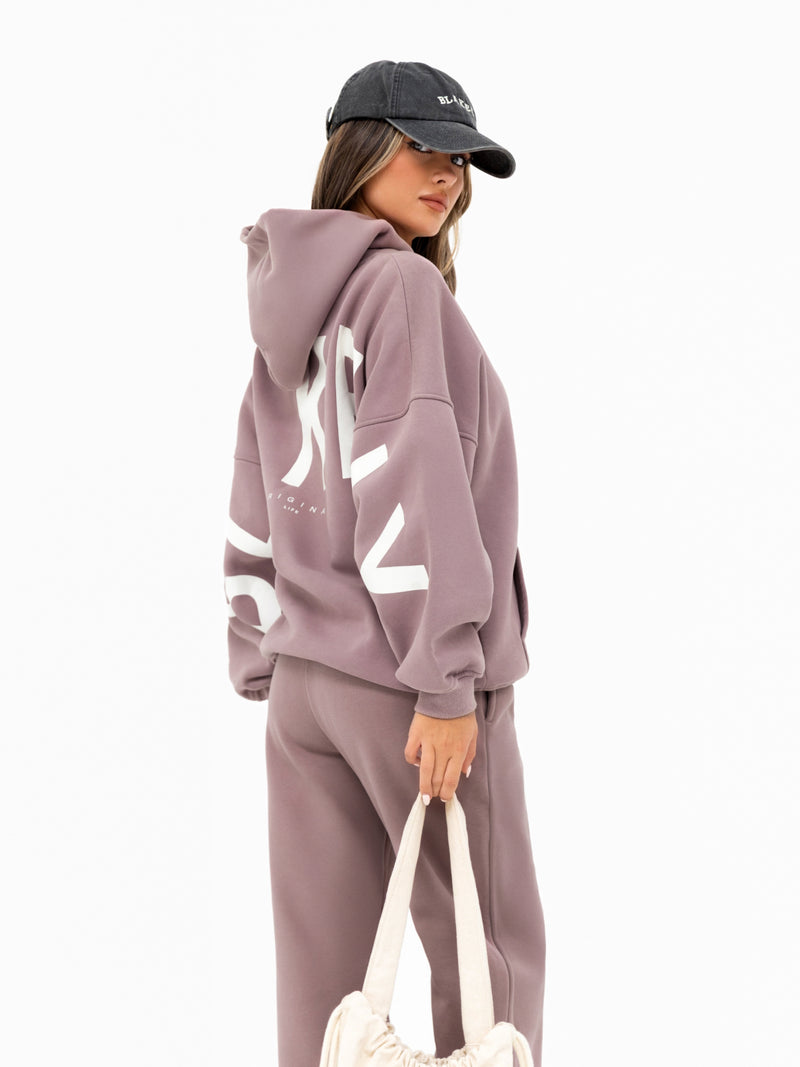 Isabel Wide Leg Sweatpants - Rosa Taupe