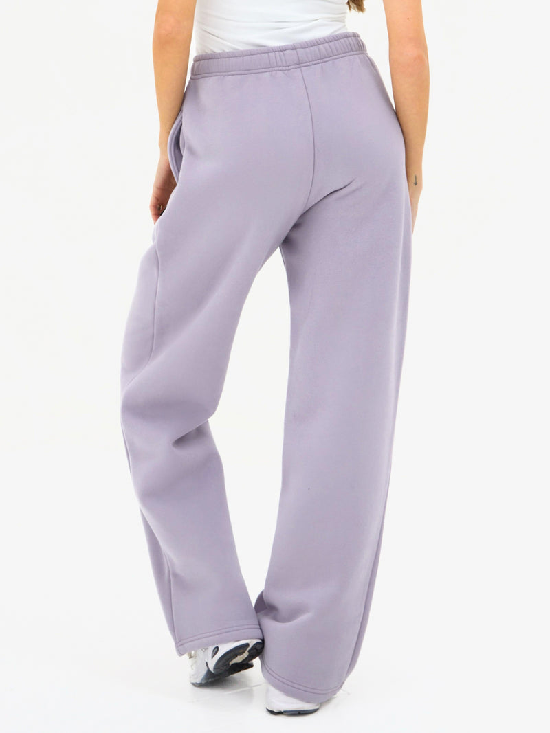 Outline Heritage Wide Leg Sweatpants - Washed Lilac