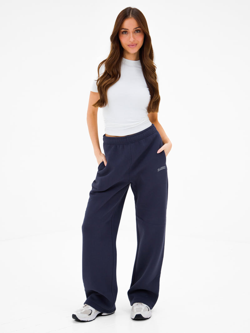 Outline Heritage Wide Leg Sweatpants - Echtes Marineblau