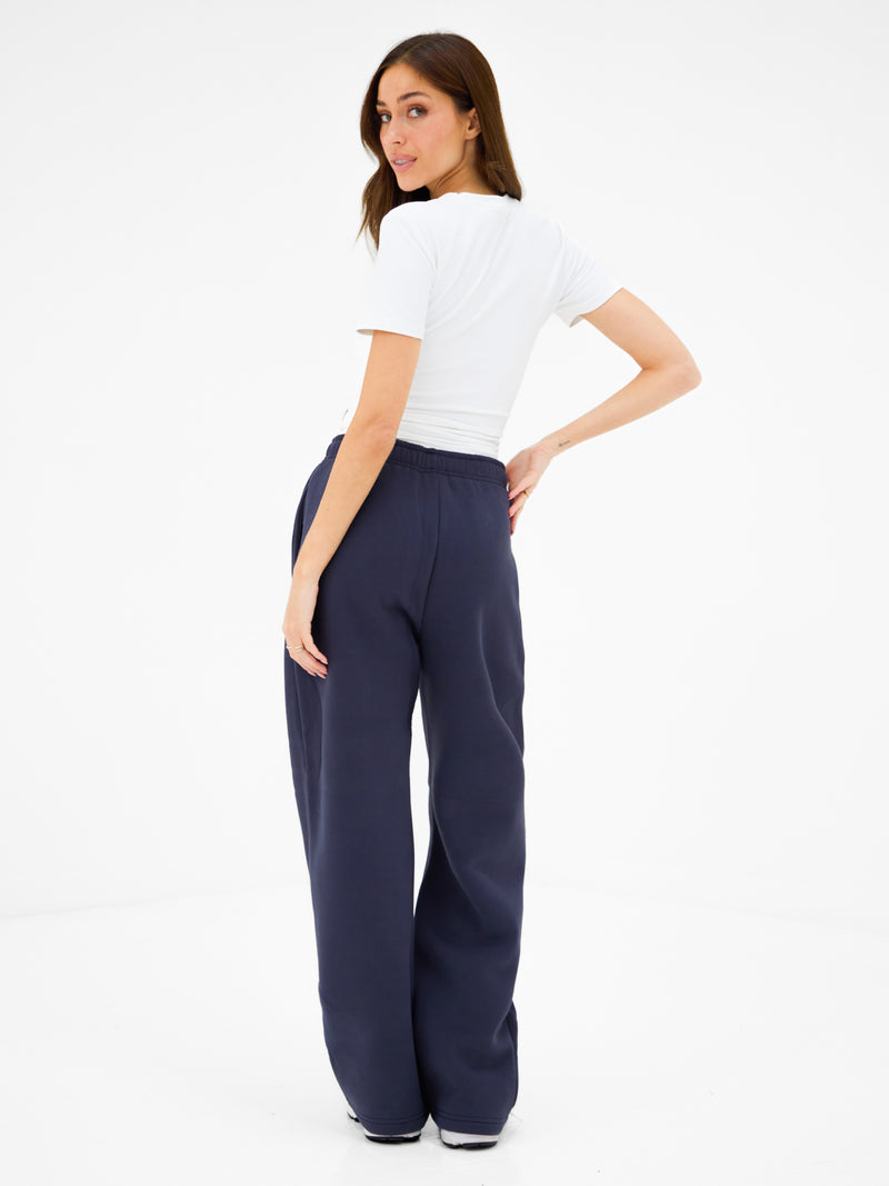 Outline Heritage Wide Leg Sweatpants - Echtes Marineblau