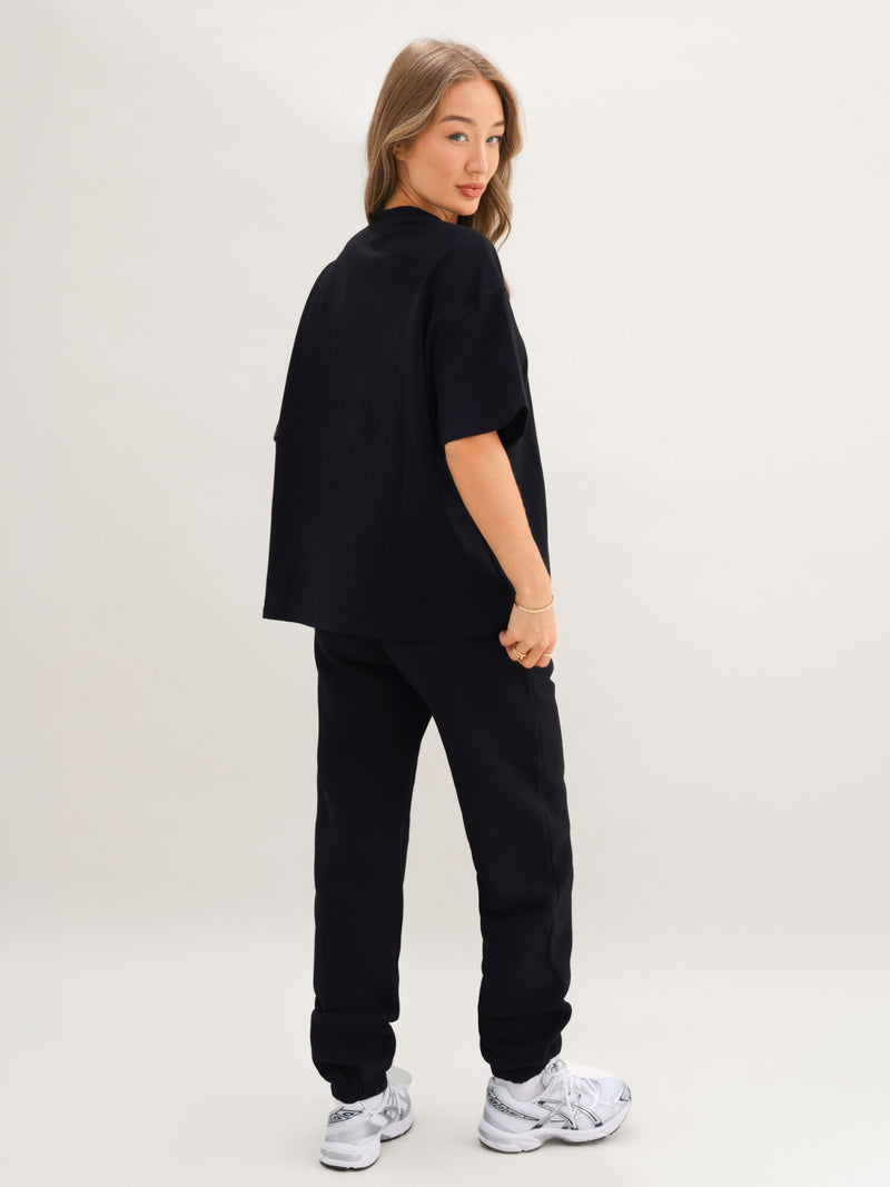 Isabel Cuffed Sweatpants - Zwart