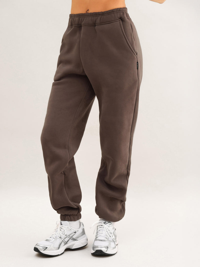 Isabel Cuffed Sweatpants - Cocoa Brown