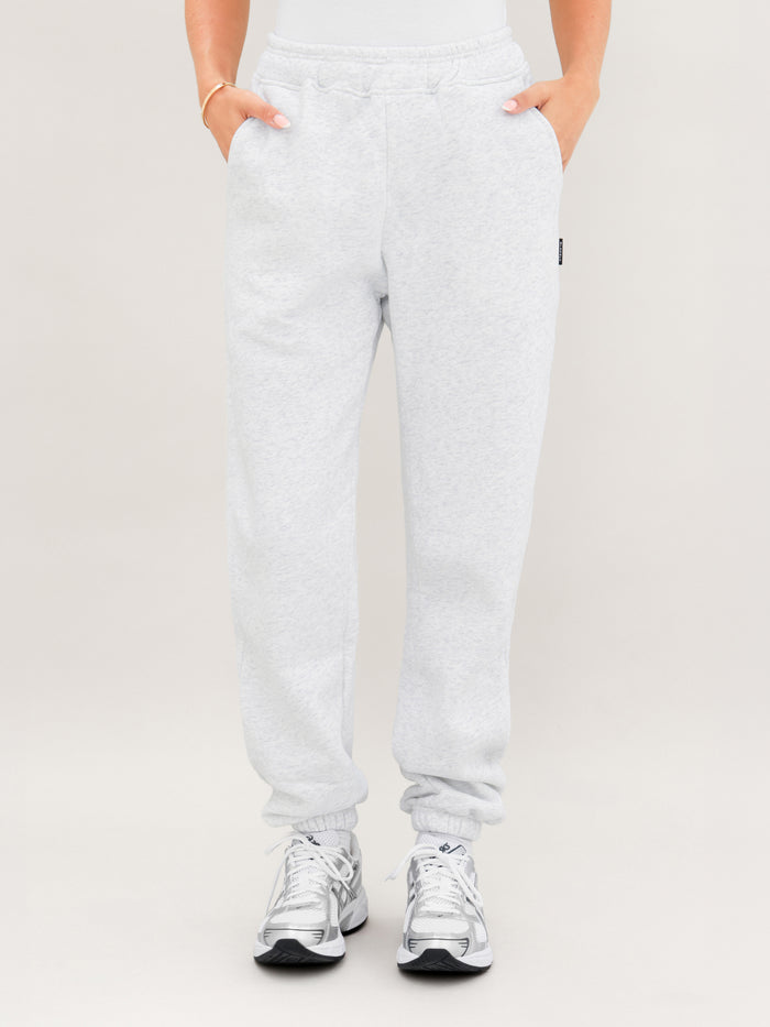 Isabel Cuffed Sweatpants - Marl Wit
