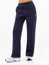 Esme Wide Leg Sweatpants - True Navy