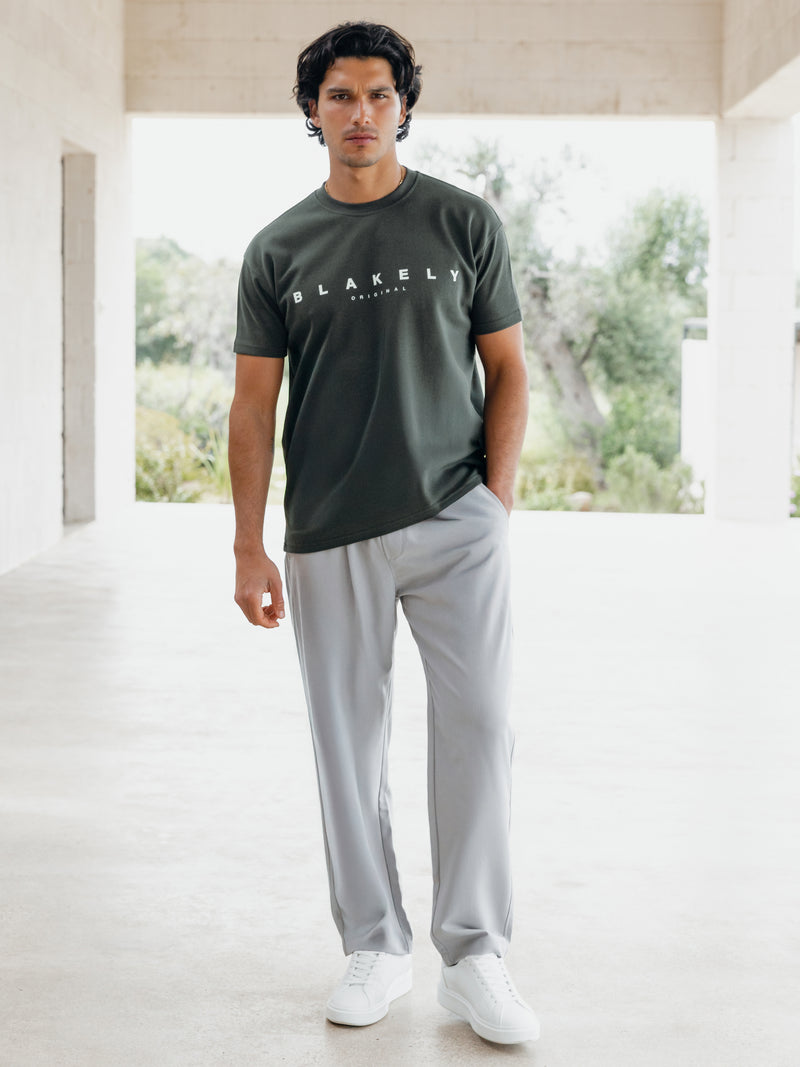 Bryon Relaxed T-shirt - Dennengroen