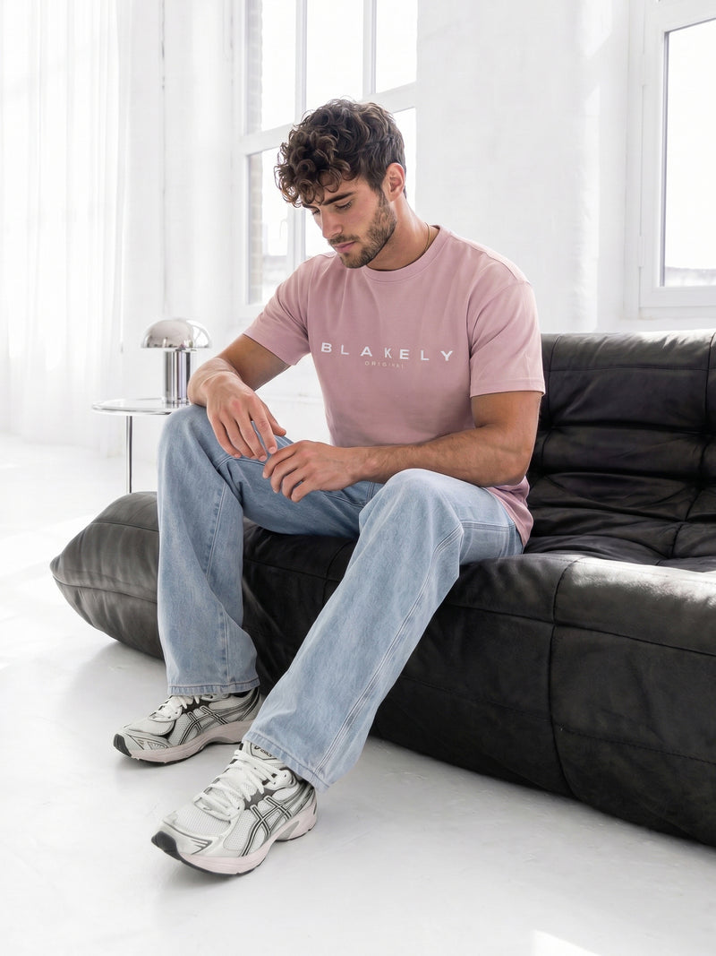 Antigua Relaxed T-Shirt - Washed Pink
