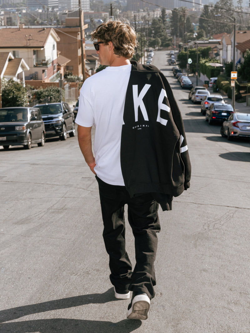 Idris Oversized Jumper - Schwarz