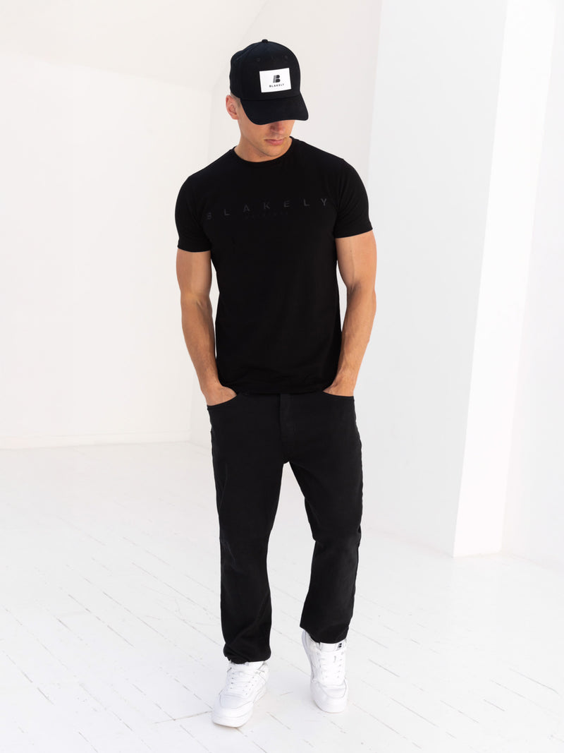 Tonal Torcross T-Shirt - Black