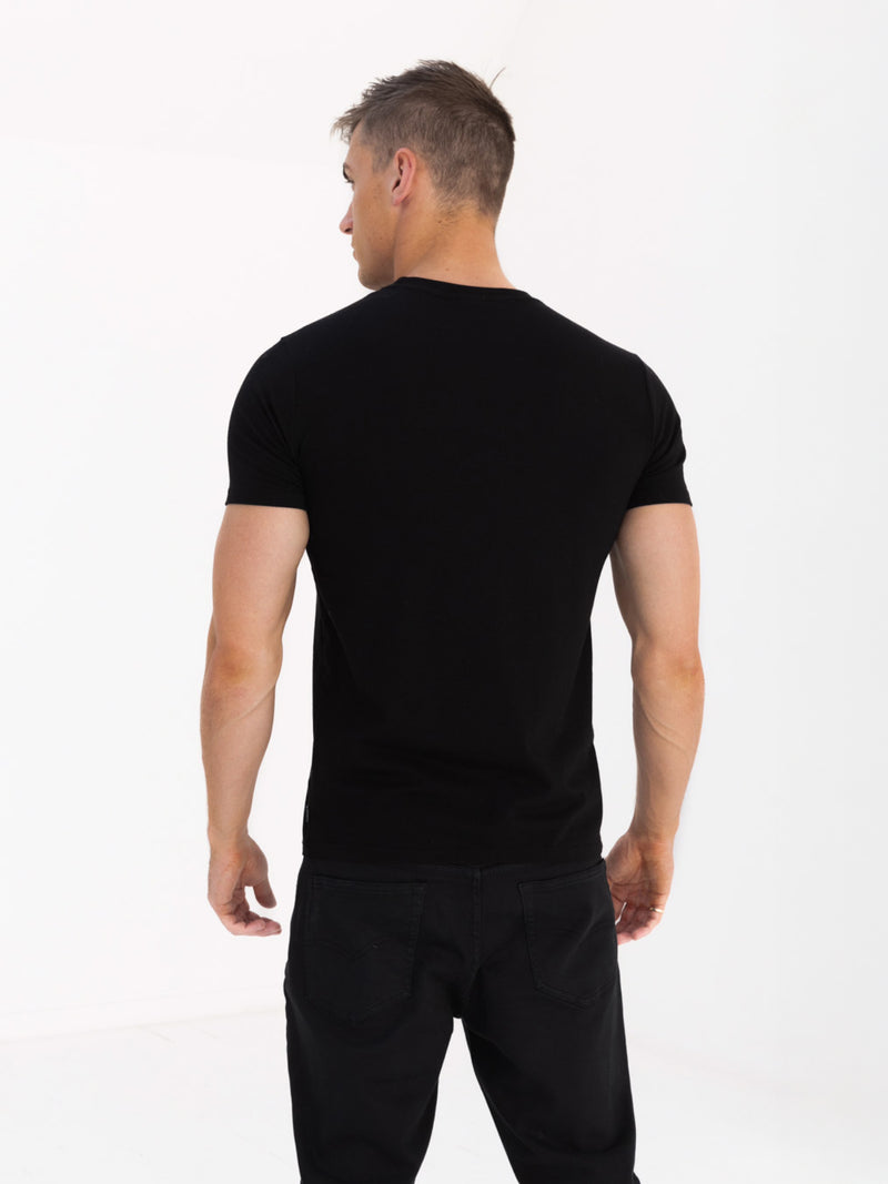 Tonal Torcross T-Shirt - Black
