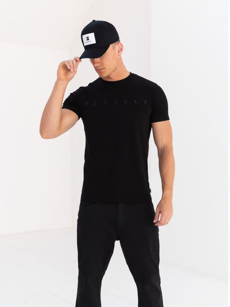 Tonal Torcross T-Shirt - Black