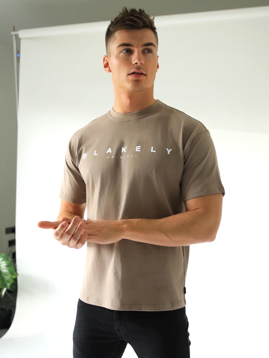 Aston Relaxed T-Shirt - Brown