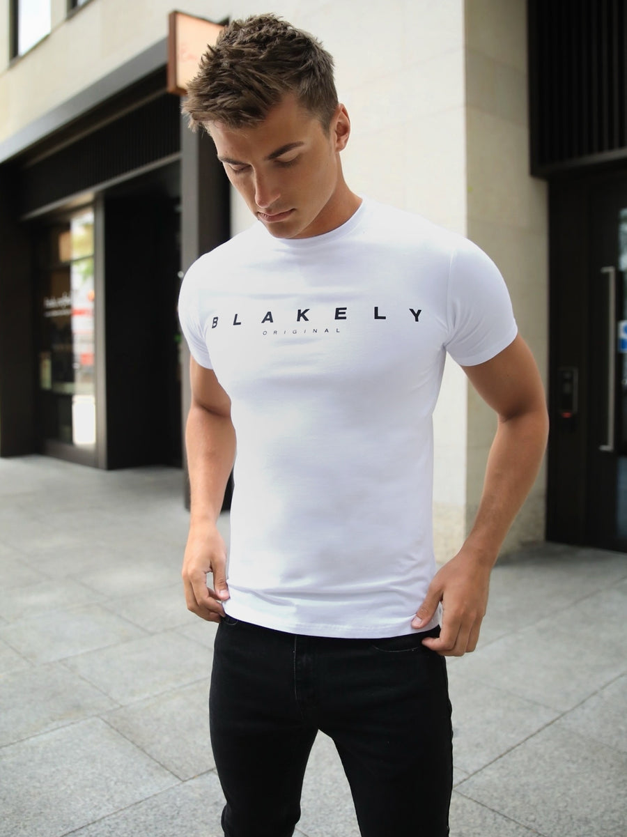 Buy Blakely Whitestone White T-Shirt | Free standard delivery over 99 ...