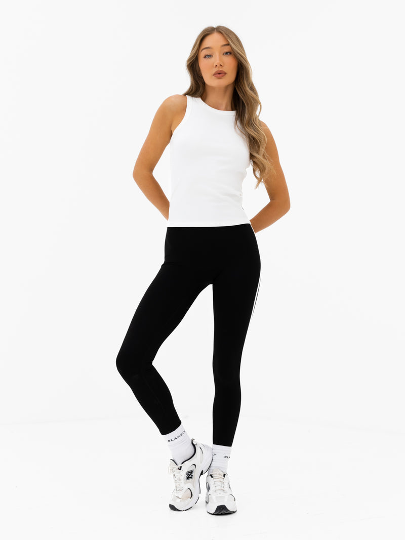 Jada Vest Top - White