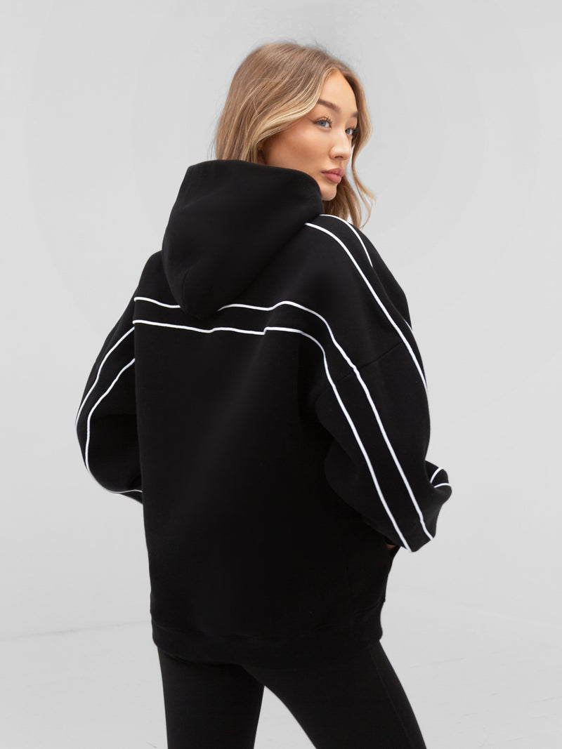 Apex Pro Oversized Hoodie - Black