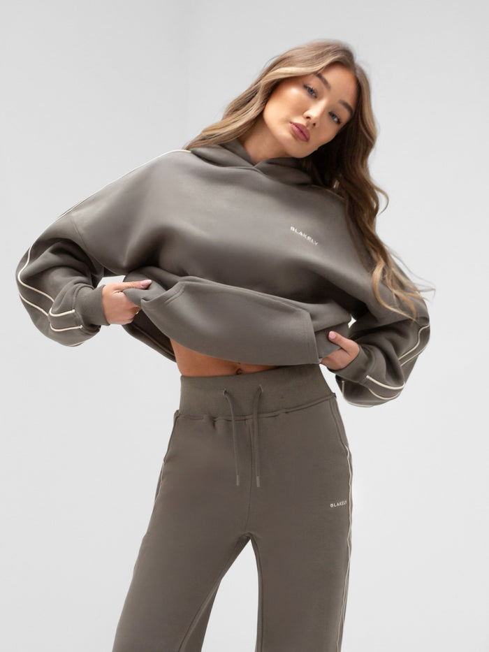 Apex Pro Übergroßer Hoodie - Safarigrün