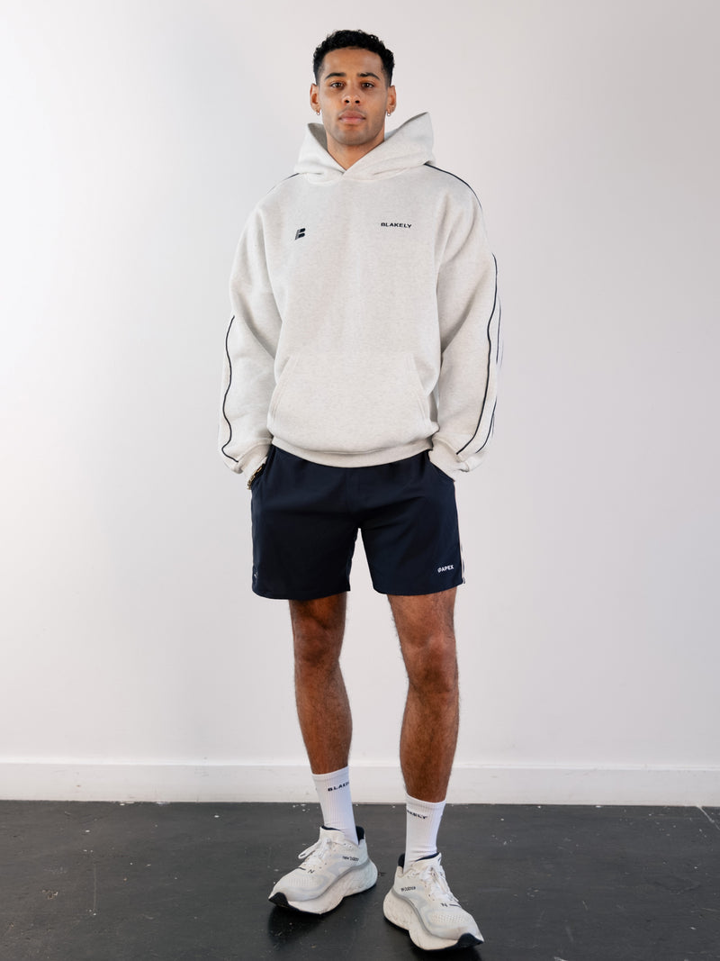 Apex Pro Relaxed Hoodie - Marl White