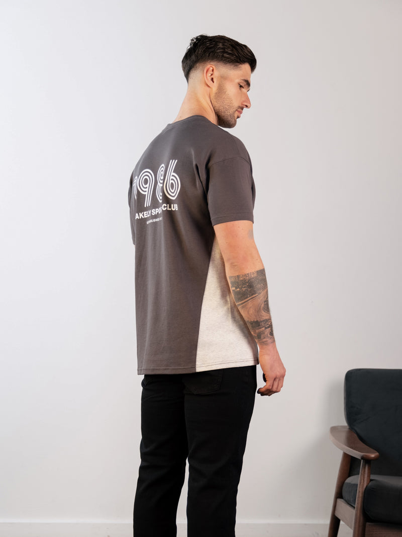 Panel Relaxed T-Shirt - Graphite