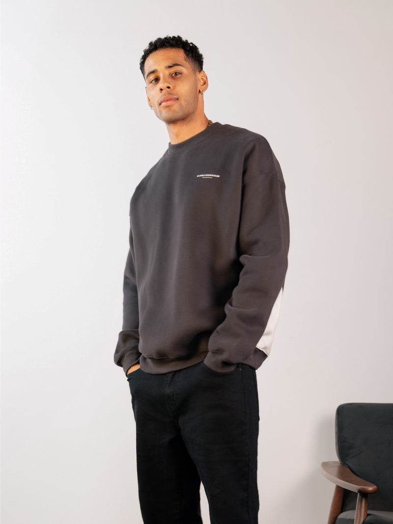 Panel Relaxed Jumper - Graphite