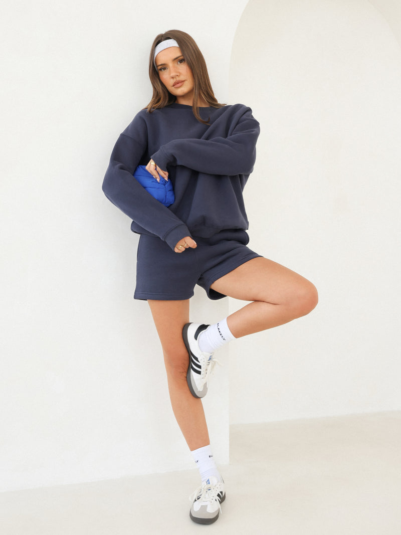 Blakely Basic Oversized Jumper - True Navy