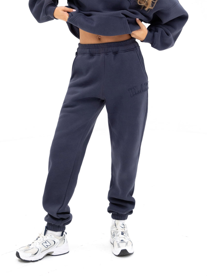 Tonal Varsity Sweatpants - True Navy