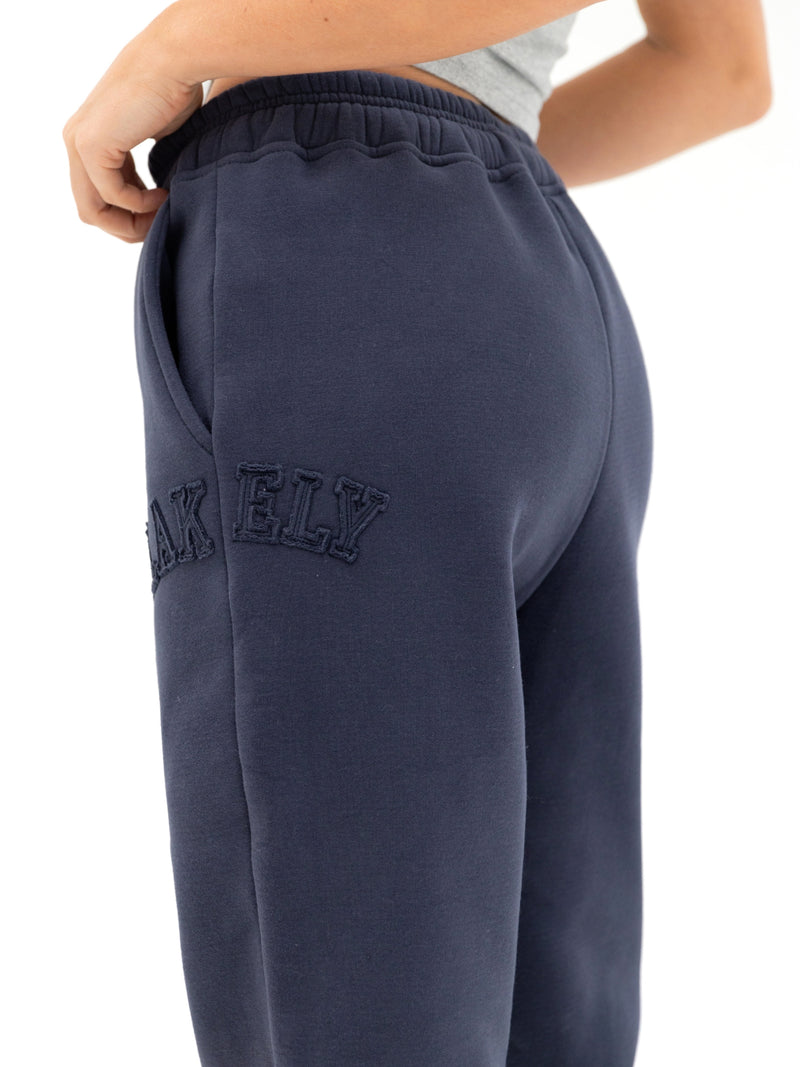 Tonal Varsity Sweatpants - True Navy