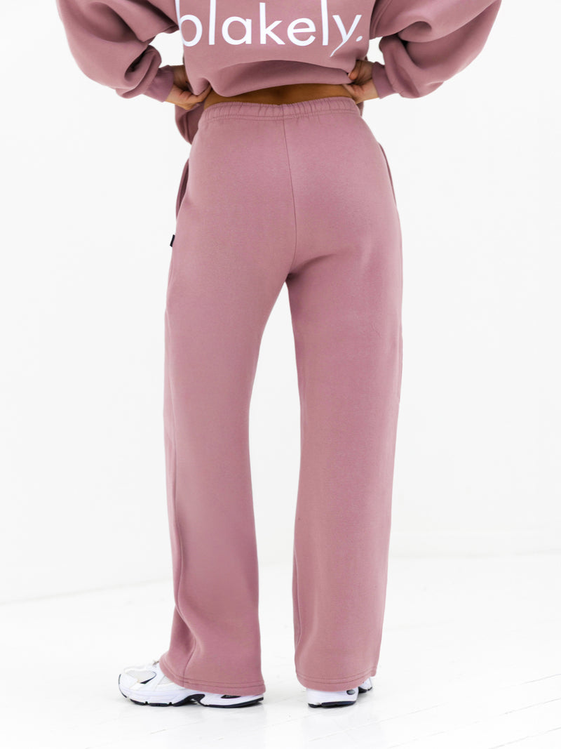 Lexi Wide Leg Sweatpants - Altrosa