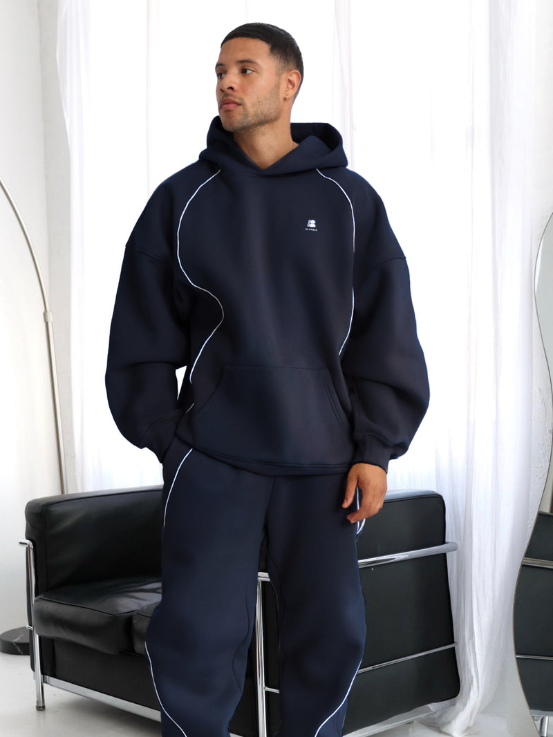 Seam Relaxed Sweatpants - True Navy