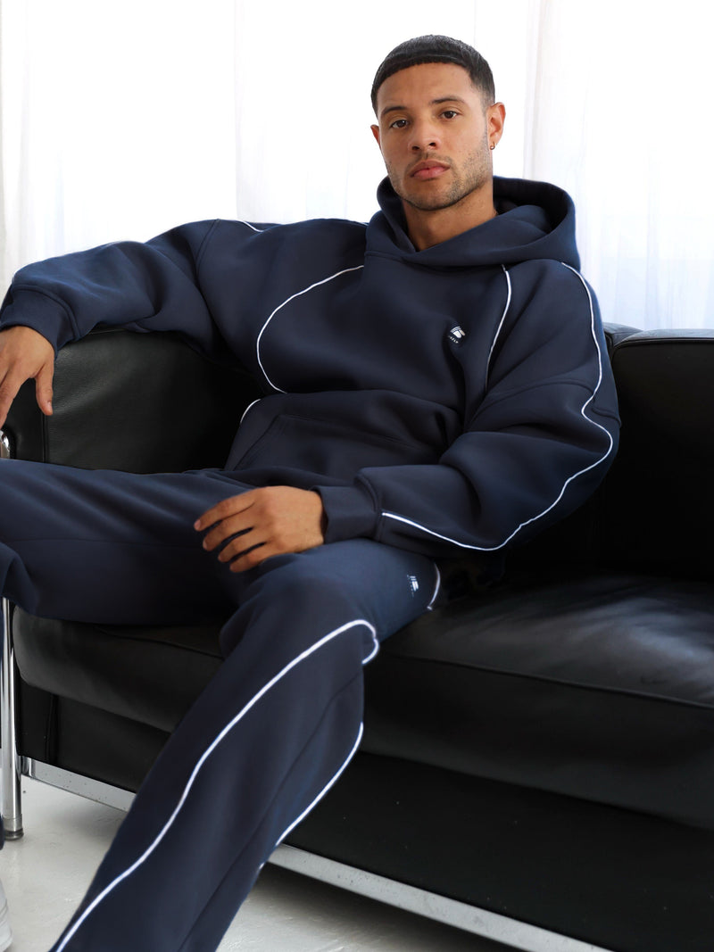 Seam Relaxed Sweatpants - True Navy