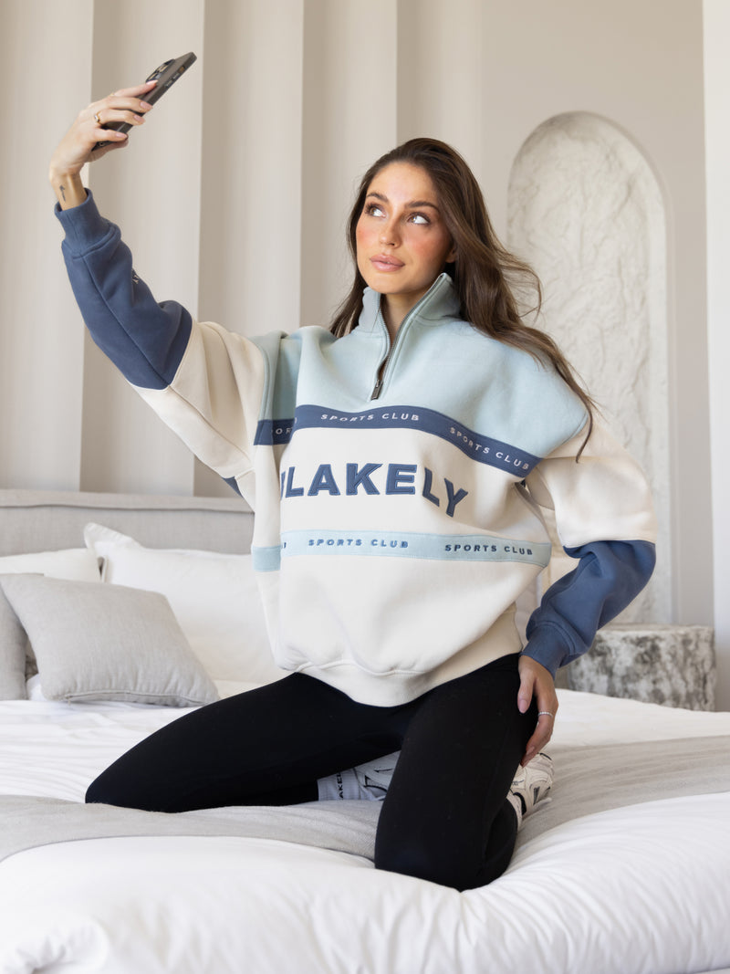 Alpine 1/4 Zip Jumper - Mineraal Blauw