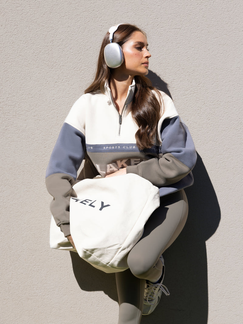 Alpine 1/4 Zip Jumper - Safarigrün