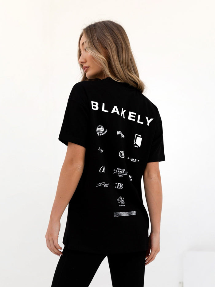 Blakely Icon Oversized T-Shirt - Black