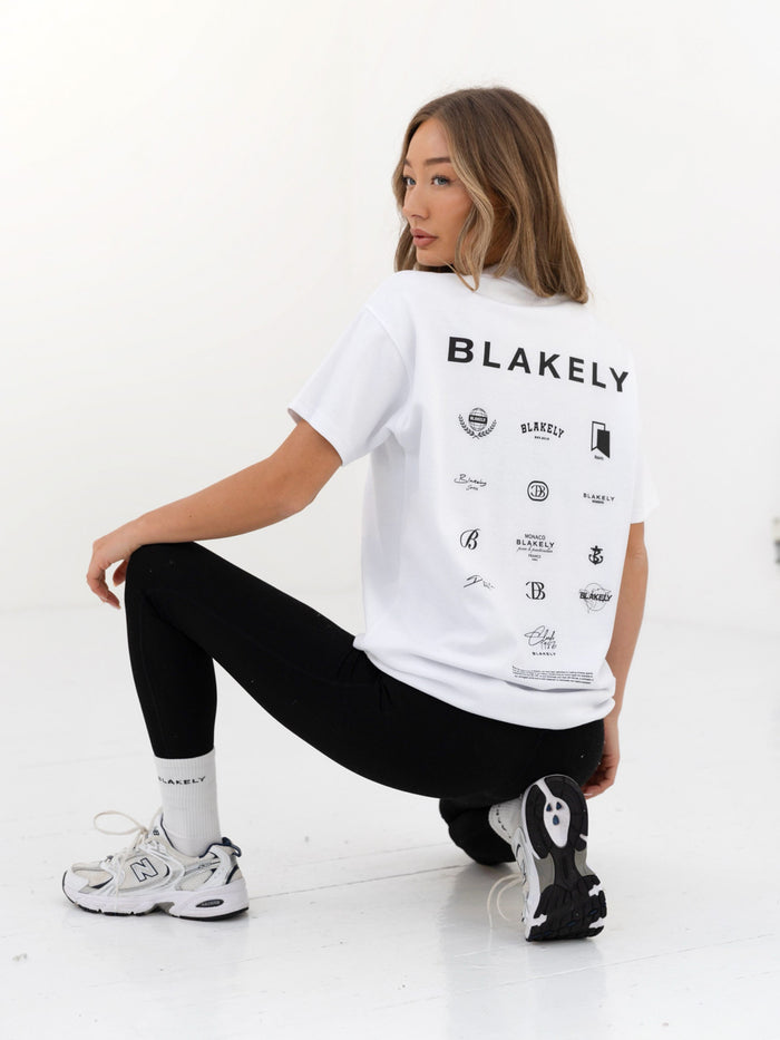 Blakely Icon Oversized T-Shirt - White
