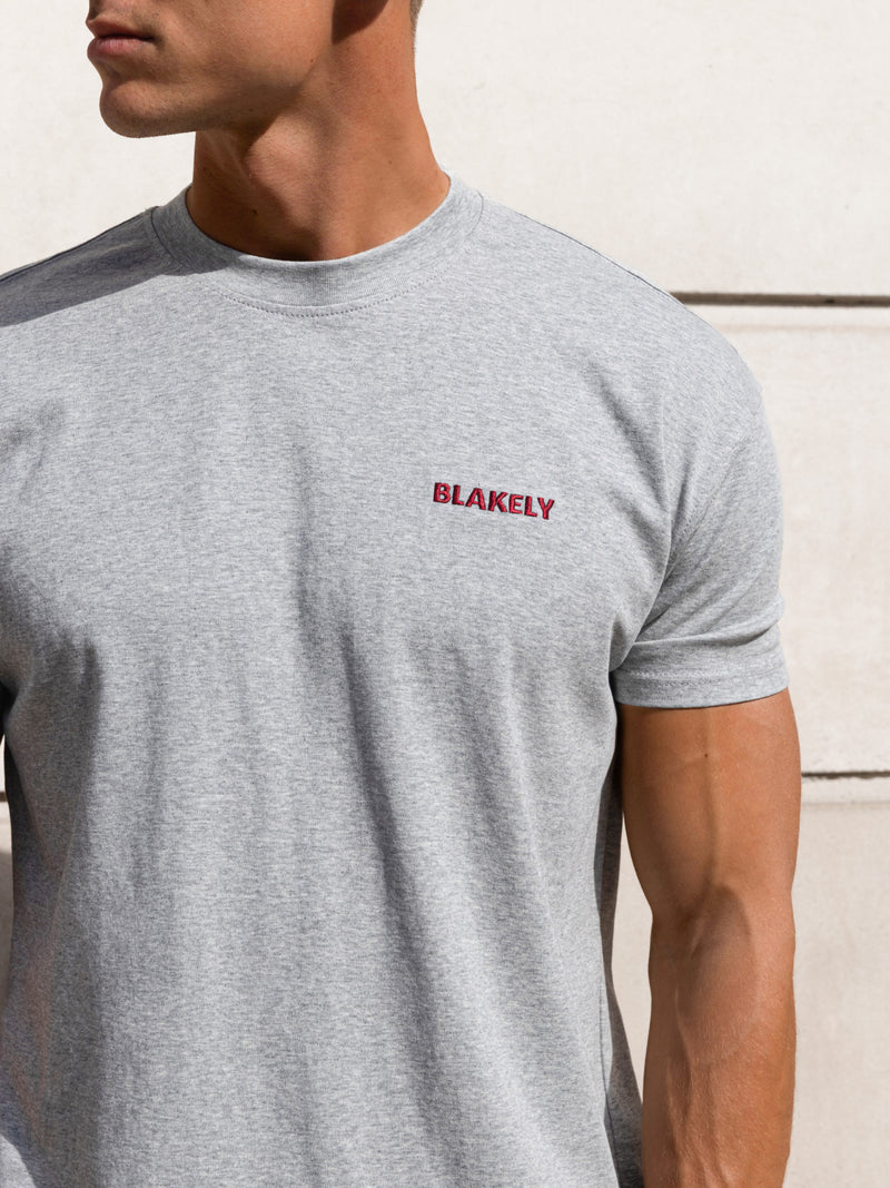 Rhys Relaxed T-Shirt - Mergelgrau