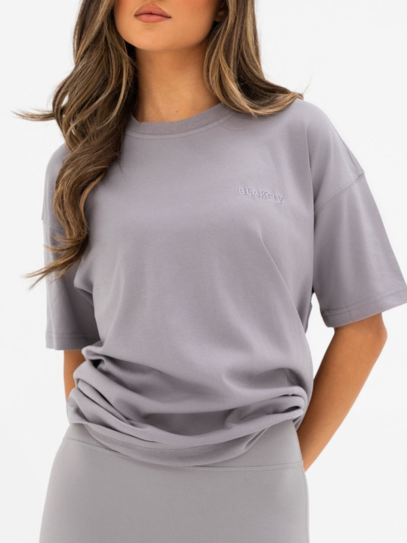 Isla Oversized T-Shirt - Gewaschenes Khaki