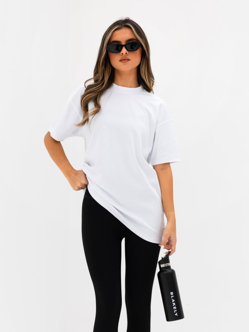 Isla Oversized T-Shirt - Weiß