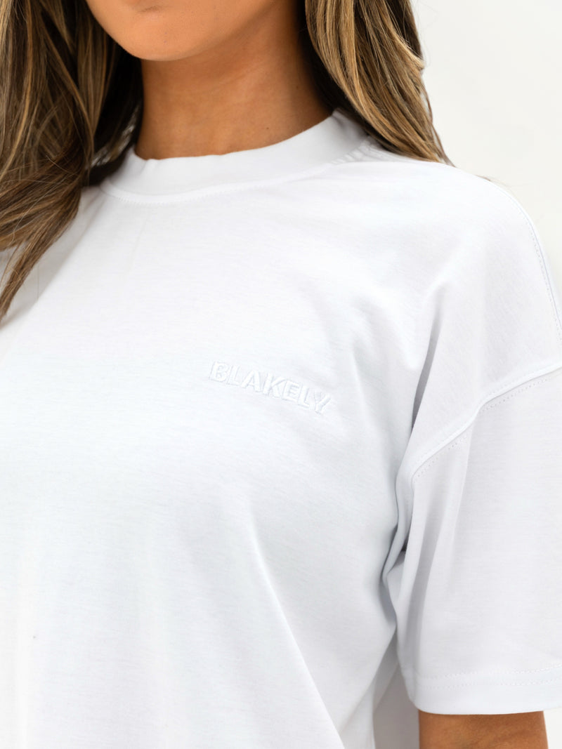 Isla Oversized T-Shirt - Weiß