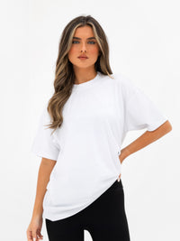 Isla Oversized T-Shirt - Weiß