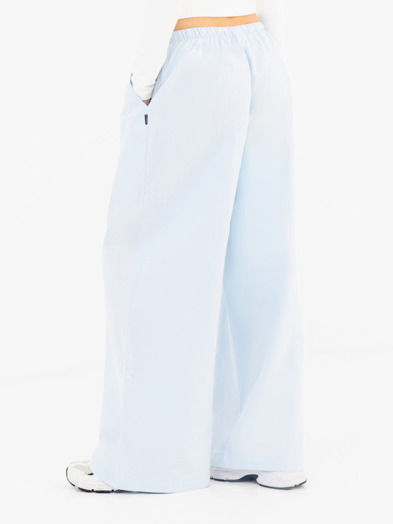 Maya Wide Leg Trousers - Zartes Blau