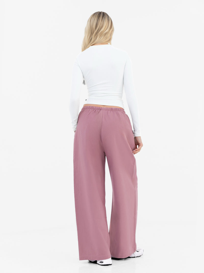 Maya Wide Leg Trousers - Altrosa