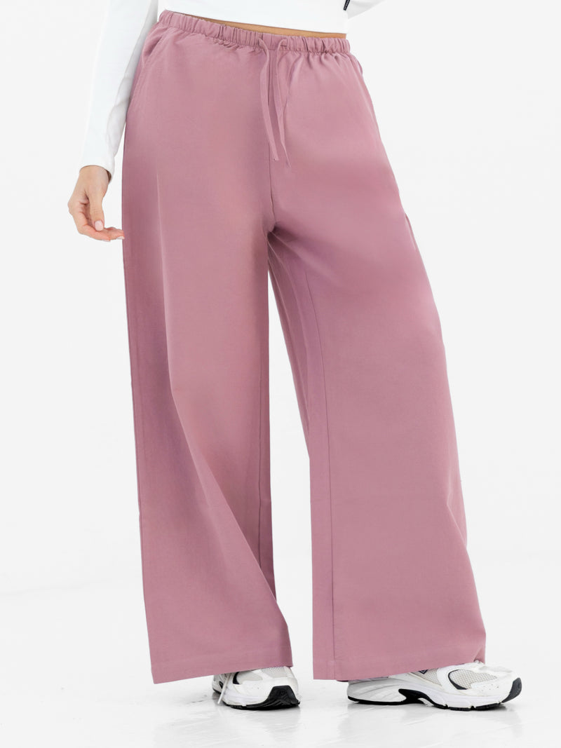 Maya Wide Leg Trousers - Altrosa