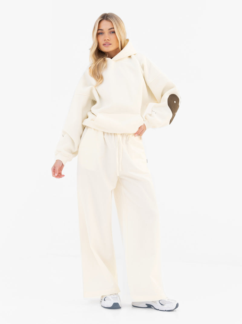 Maya Wide Leg Trousers - Buttermilch